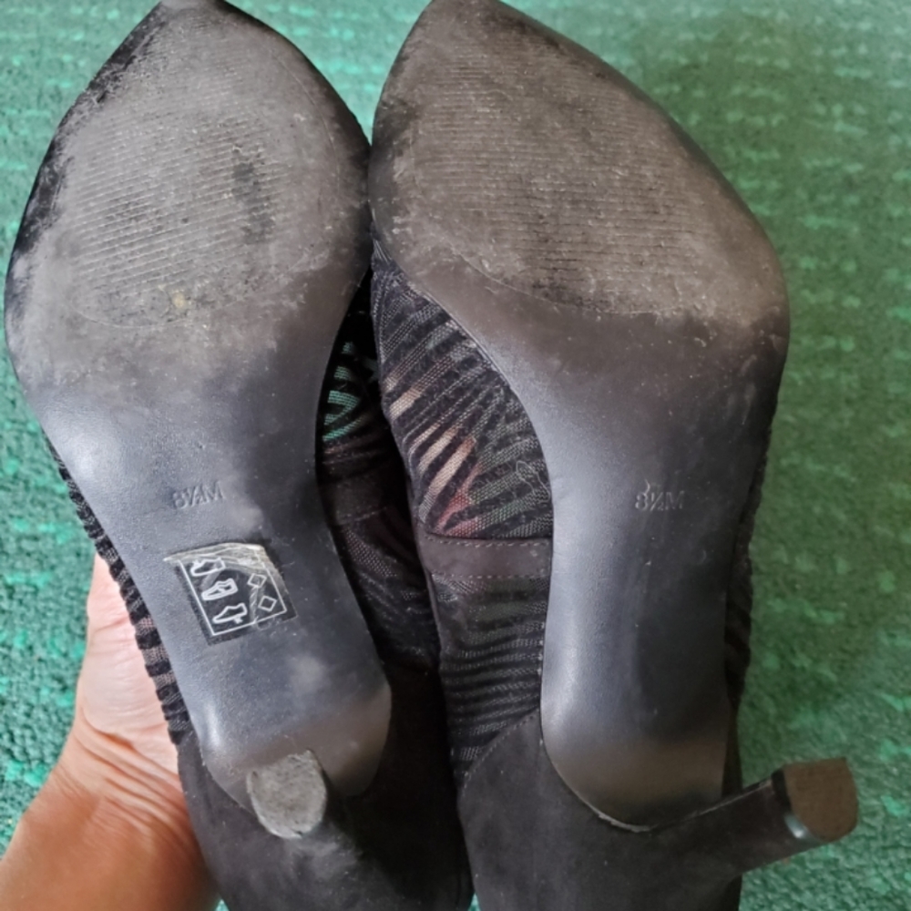 Black Naturalizer zebra mesh pumps 8.5 - Picture 5 of 7